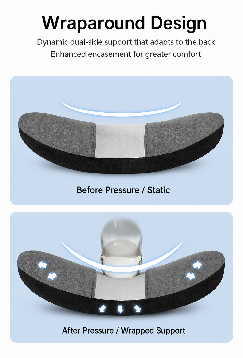 Far-infrared Heating Lumbar Support Cushion