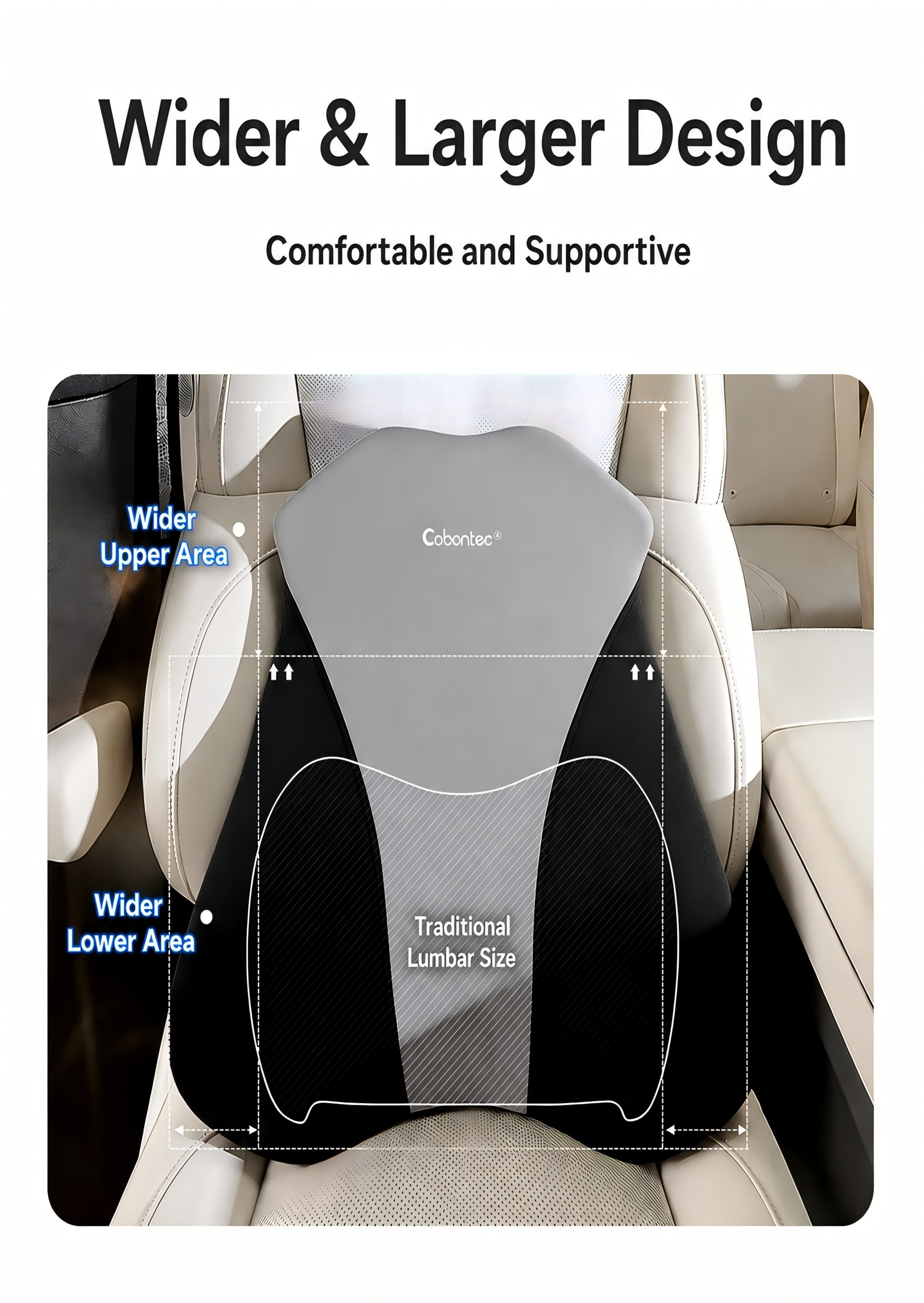 Far-infrared Heating Lumbar Support Cushion